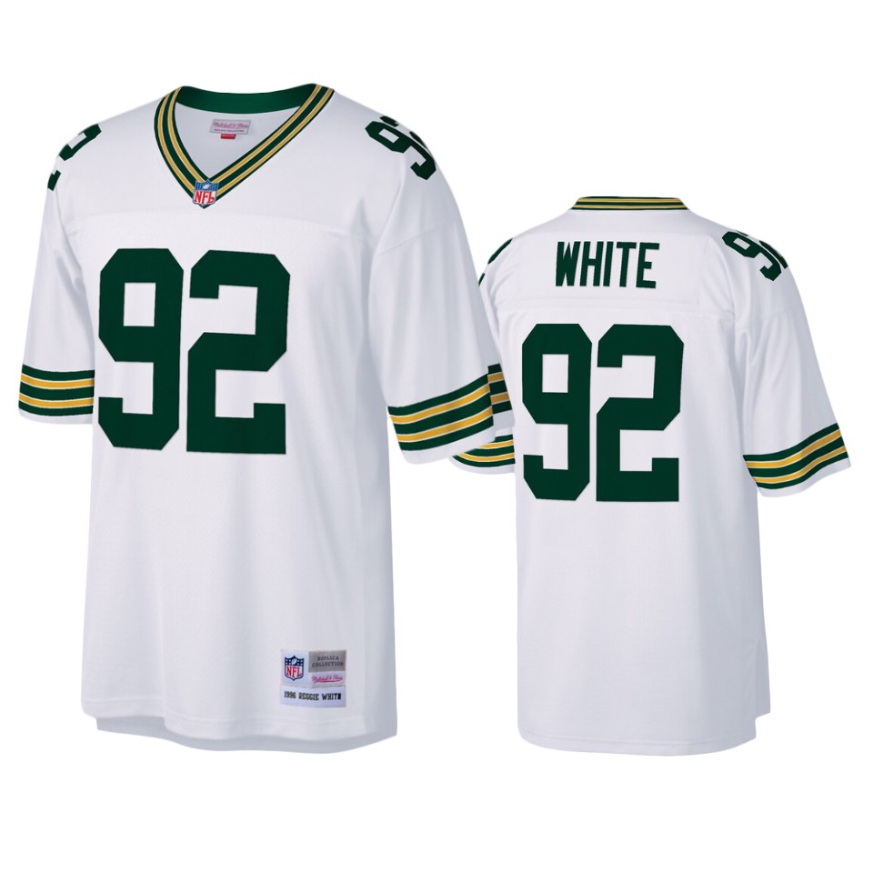 men's packers reggie white white legacy replica jersey