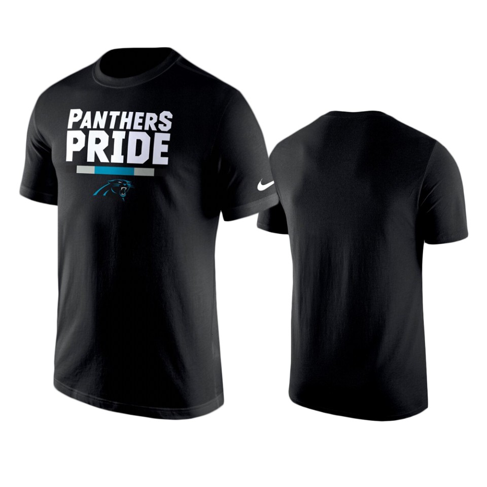 men's panthers black local verbiage t shirt