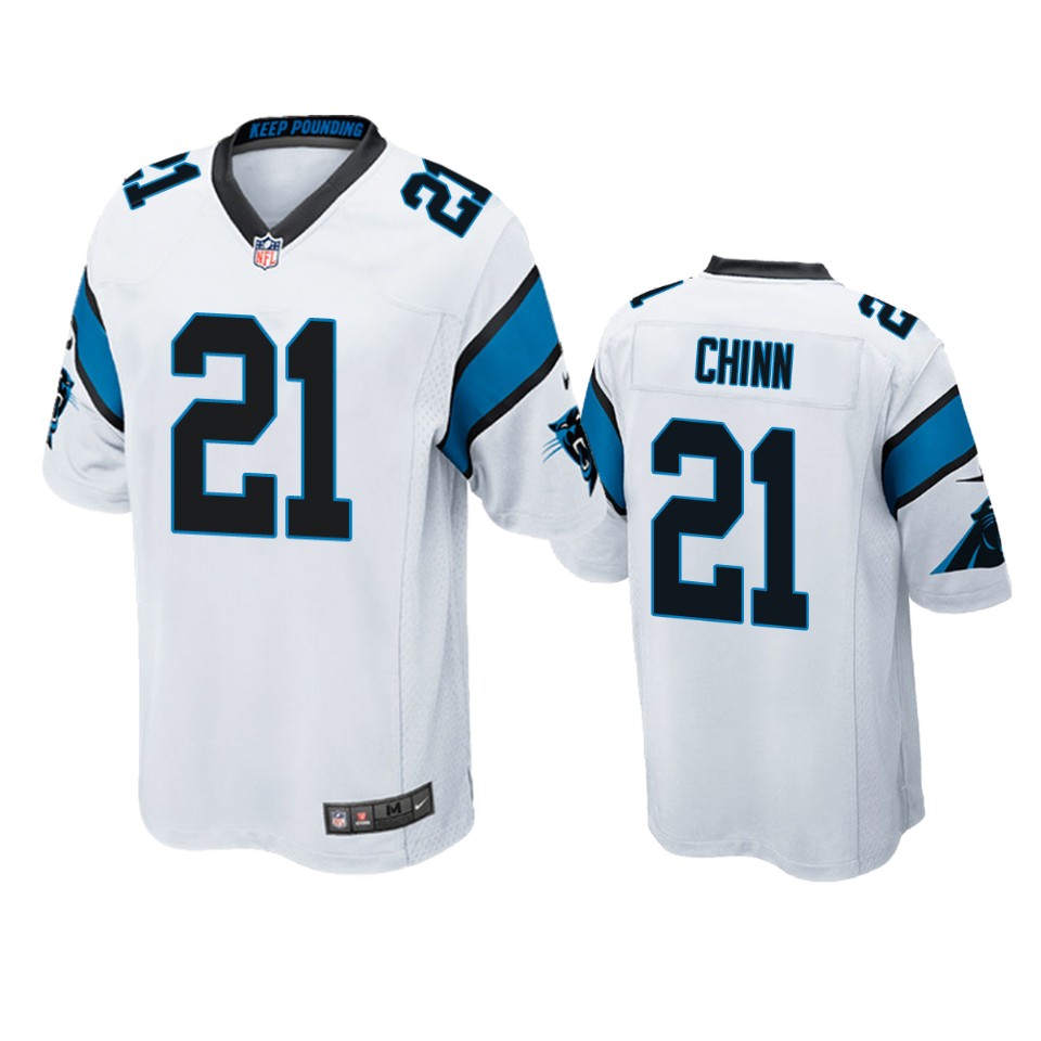 men's panthers jeremy chinn white game jersey