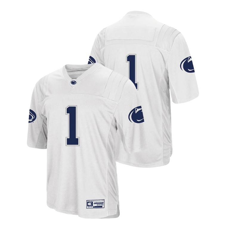 men's penn state nittany lions 1 white college football colosseum jersey