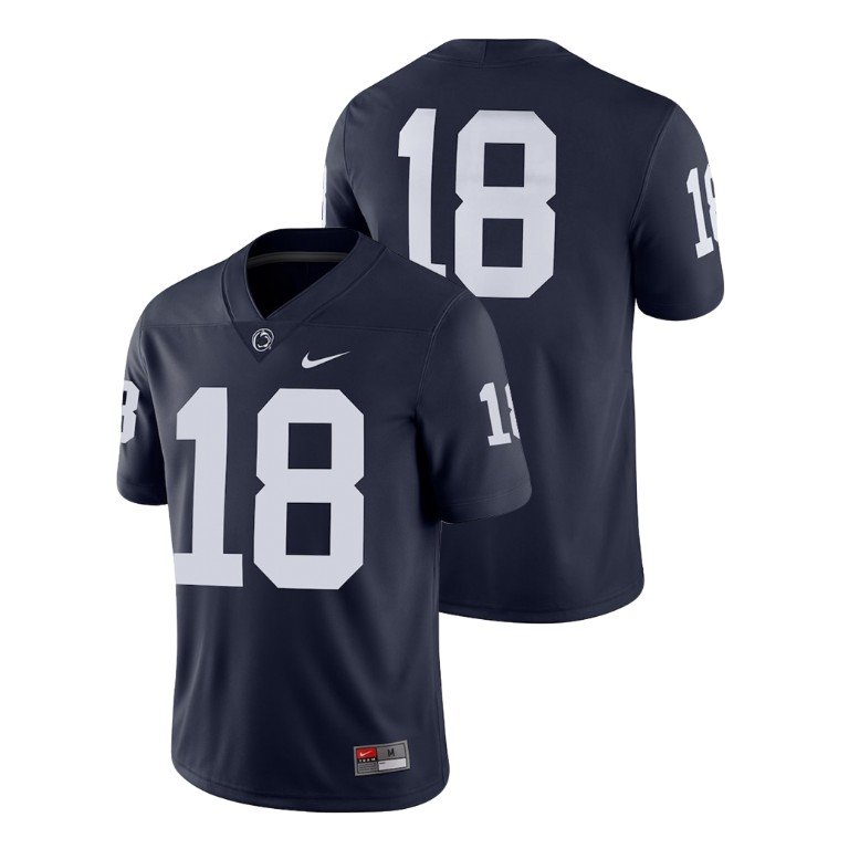 men's penn state nittany lions 18 navy college football 2018 game jersey