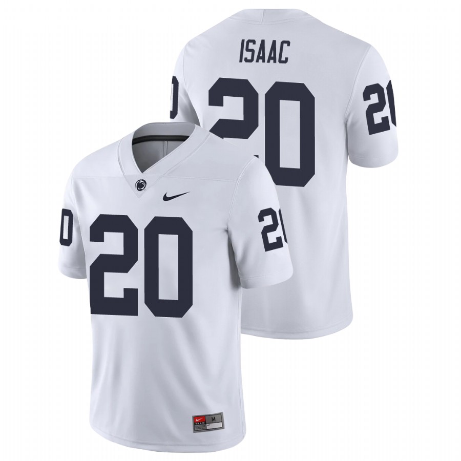 men's penn state nittany lions adisa isaac white college football game jersey