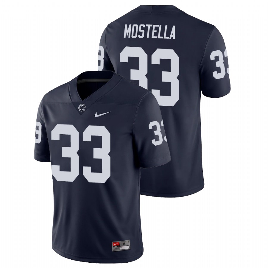 men's penn state nittany lions bryce mostella navy college football game jersey