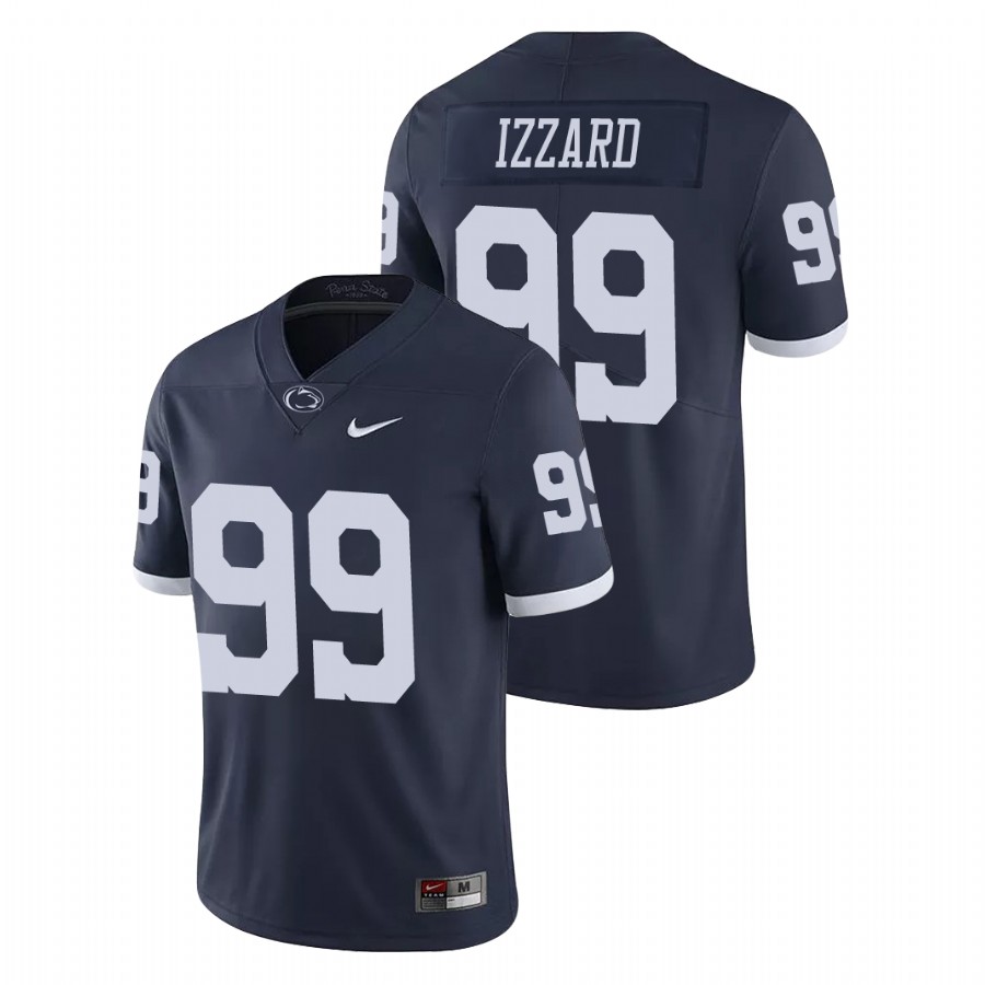 men's penn state nittany lions coziah izzard navy limited college football jersey