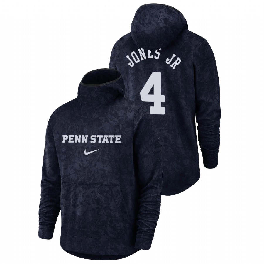 men's penn state nittany lions curtis jones jr. team logo pullover navy basketball spotlight hoodie