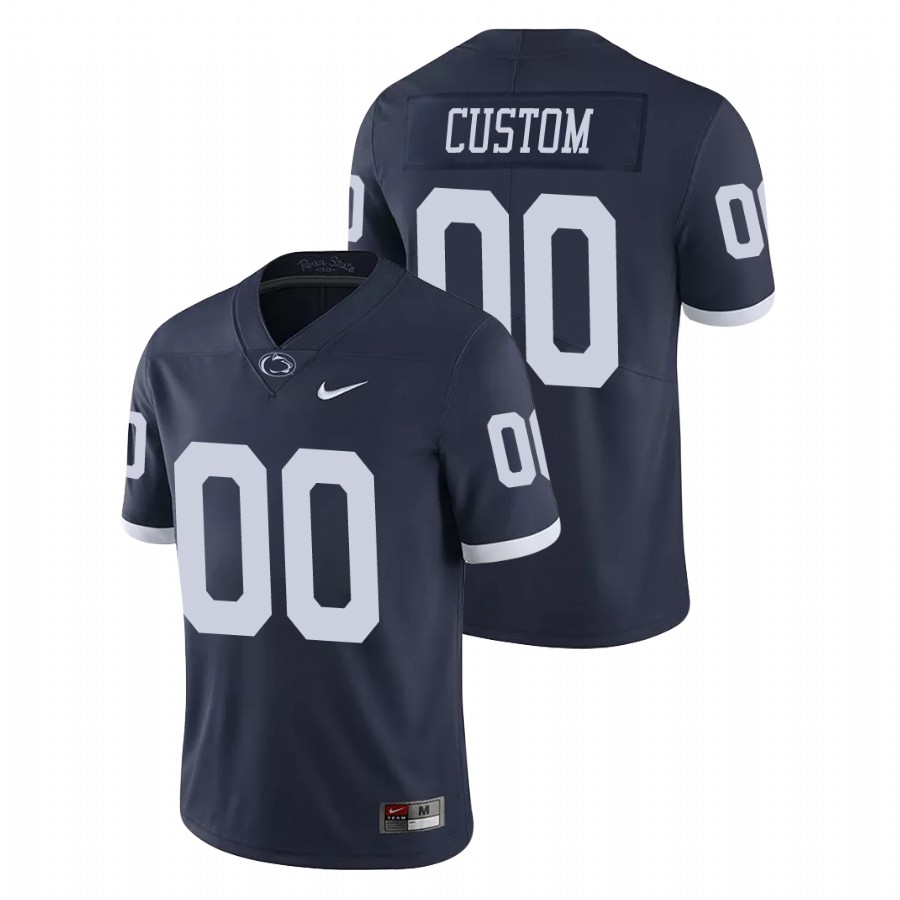 men's penn state nittany lions custom navy limited college football jersey