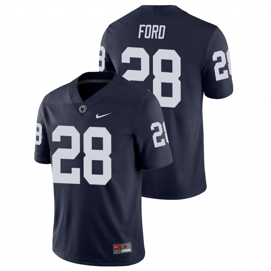 men's penn state nittany lions devyn ford navy college football game jersey