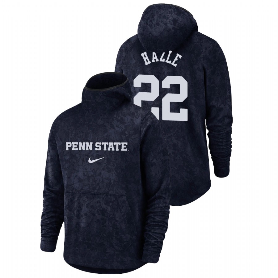 men's penn state nittany lions grant hazle team logo pullover navy basketball spotlight hoodie