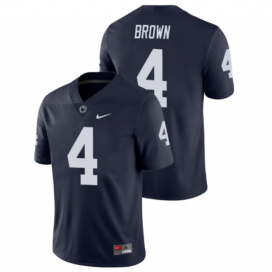 men's penn state nittany lions journey brown navy college football game jersey