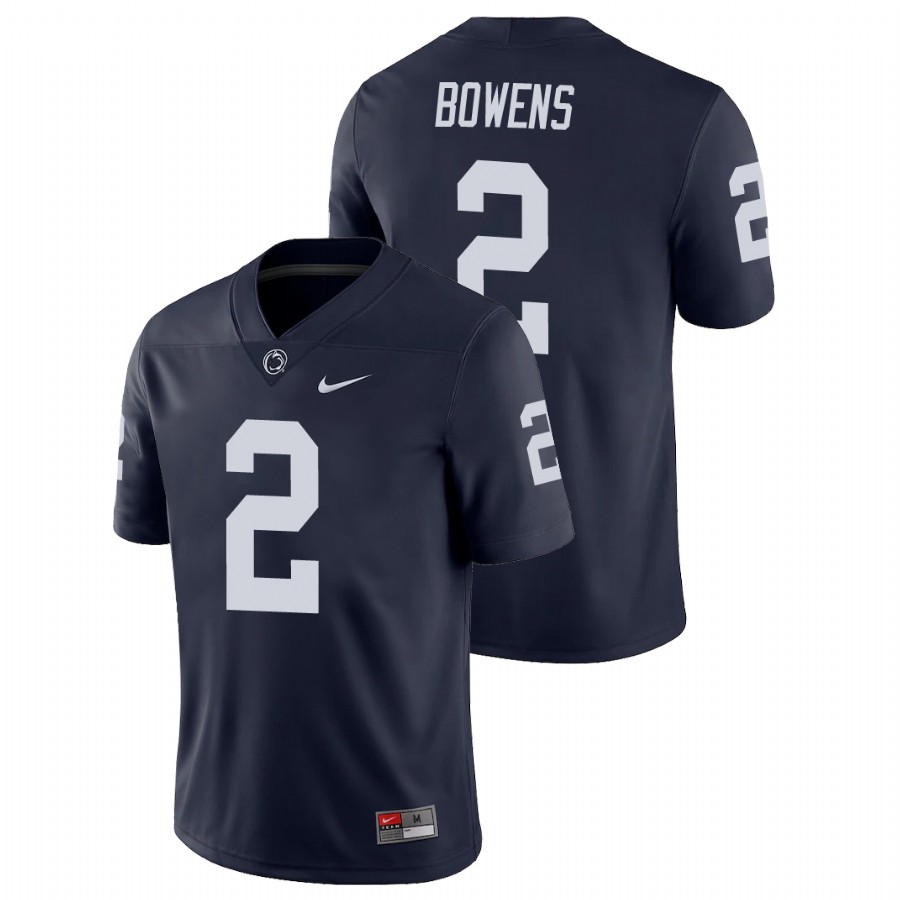 men's penn state nittany lions micah bowens navy college football game jersey