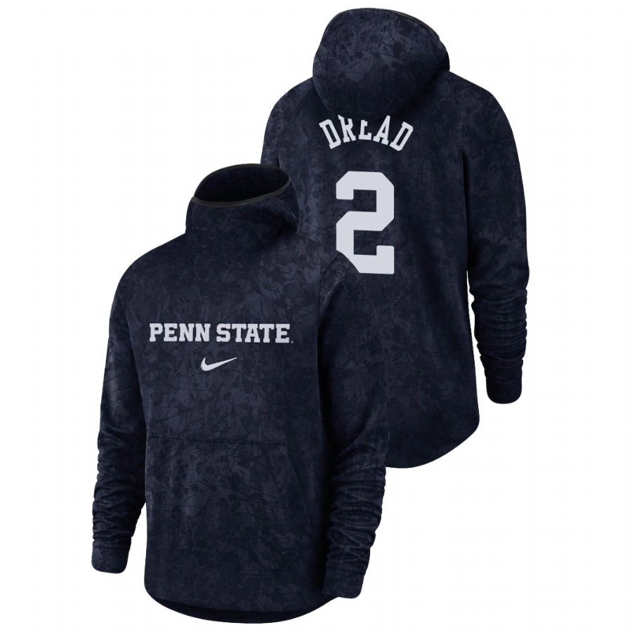 men's penn state nittany lions myles dread team logo pullover navy basketball spotlight hoodie