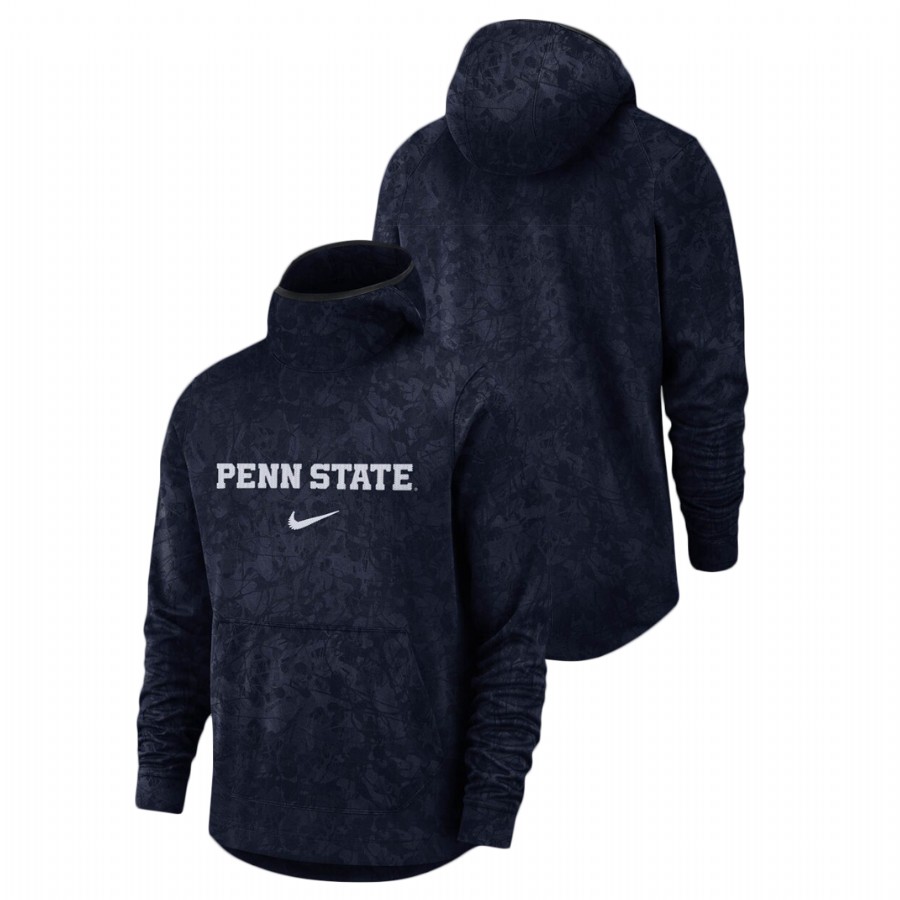 men's penn state nittany lions navy basketball spotlight team logo hoodie