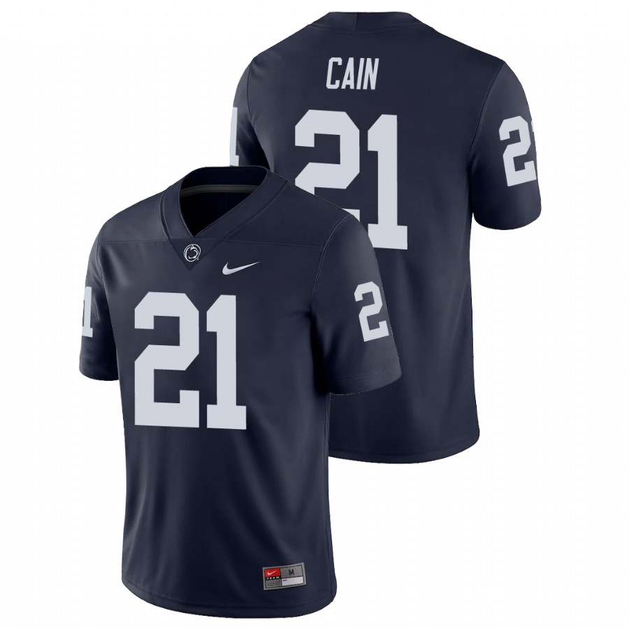 men's penn state nittany lions noah cain navy college football game jersey