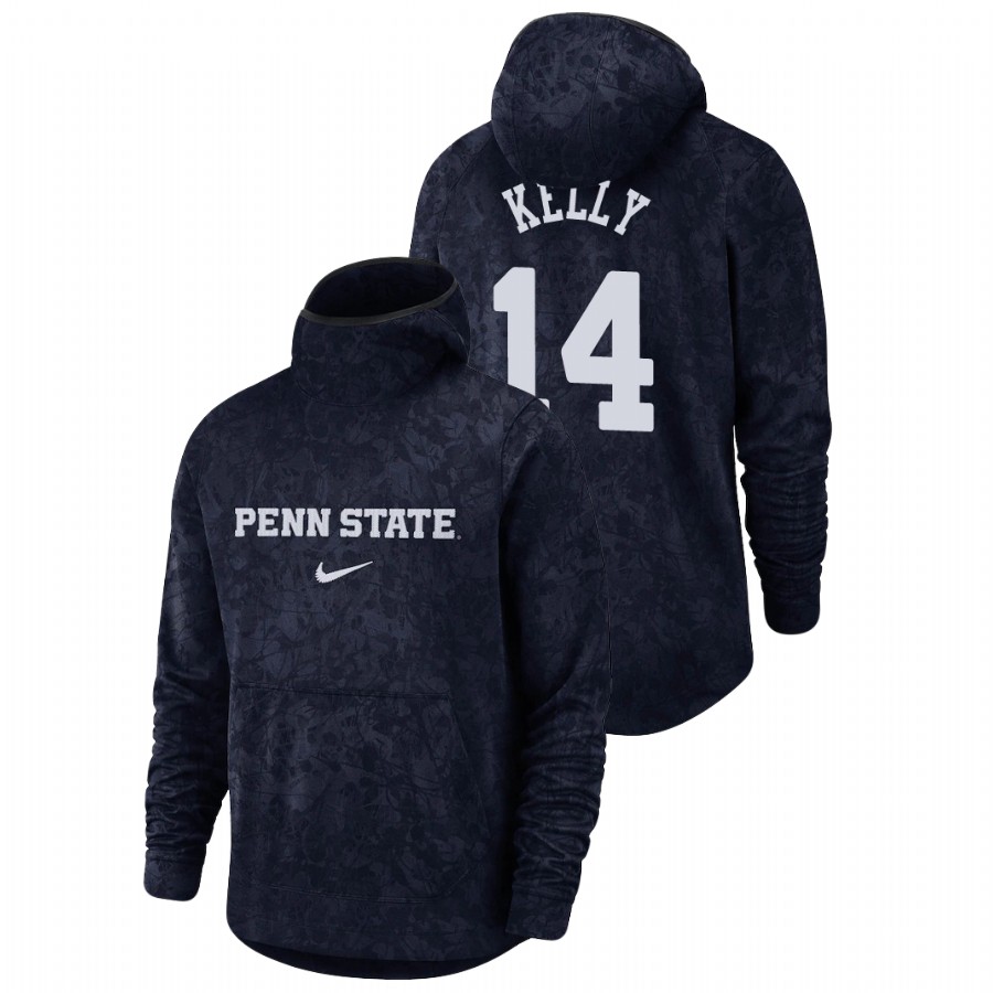 men's penn state nittany lions patrick kelly team logo pullover navy basketball spotlight hoodie