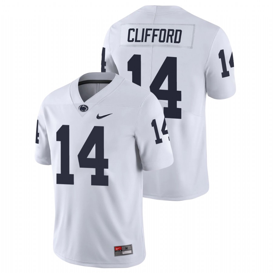 men's penn state nittany lions sean clifford white limited college football jersey