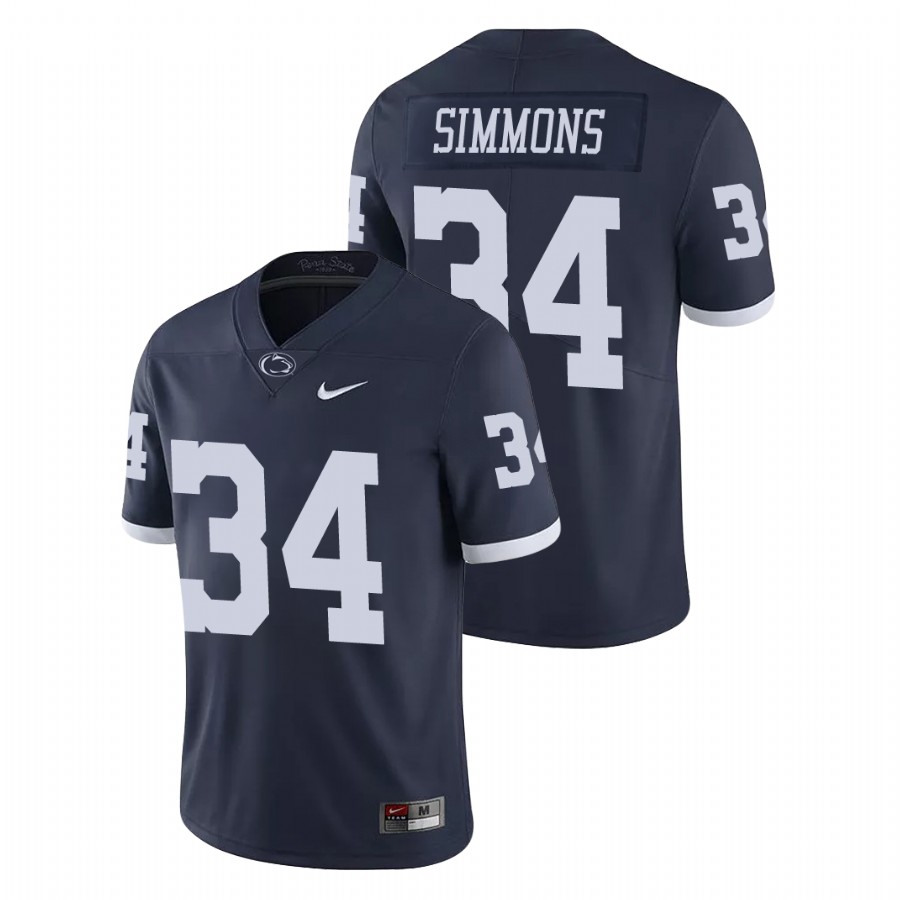 men's penn state nittany lions shane simmons navy limited college football jersey