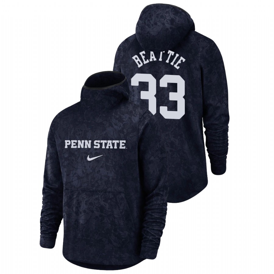 men's penn state nittany lions stephen beattie team logo pullover navy basketball spotlight hoodie