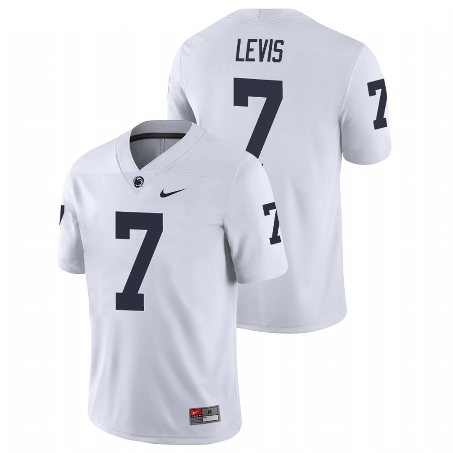 men's penn state nittany lions will levis white college football game jersey