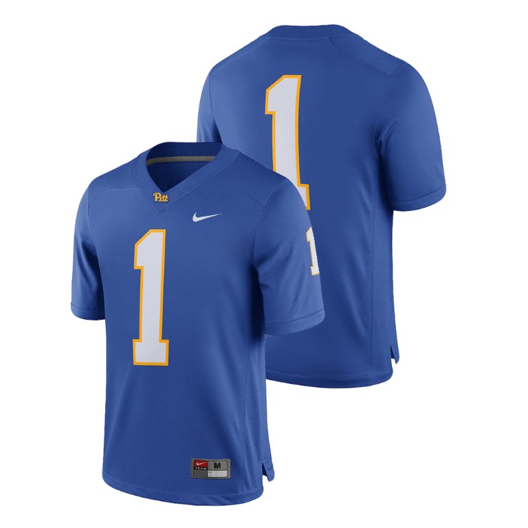 men's pittsburgh panthers royal college football 2018 game jersey