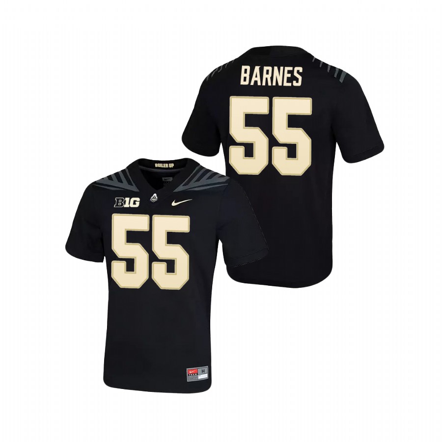 men's purdue boilermakers derrick barnes black game football jersey