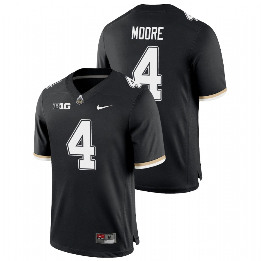 men's purdue boilermakers rondale moore black college football game jersey