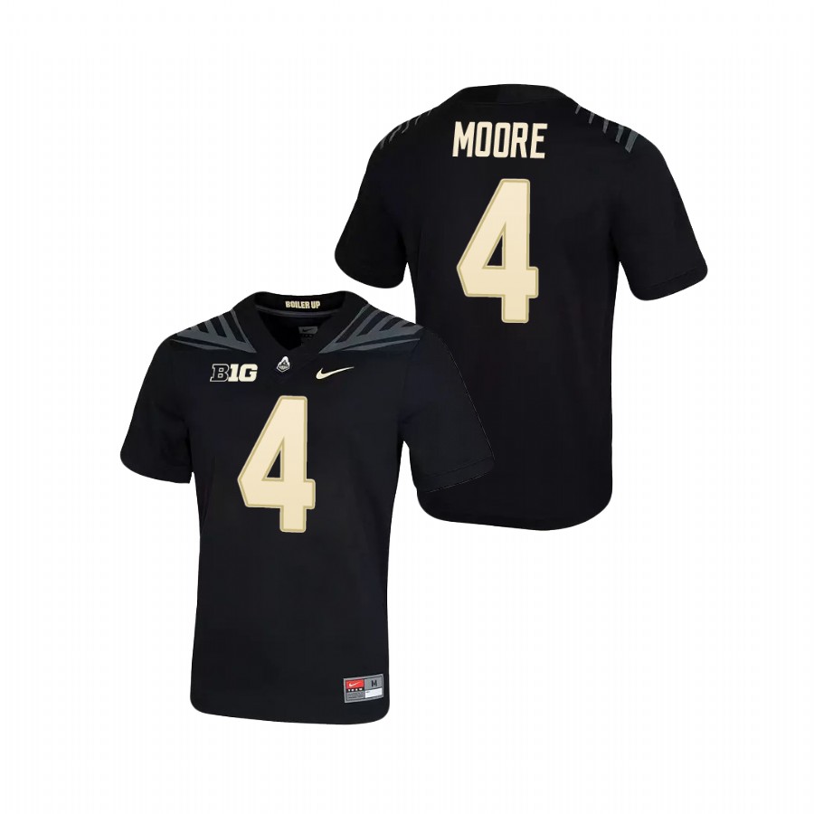 men's purdue boilermakers rondale moore black game football jersey