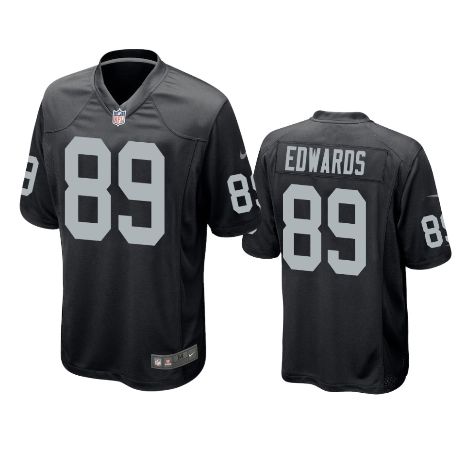 men's raiders bryan edwards black game jersey
