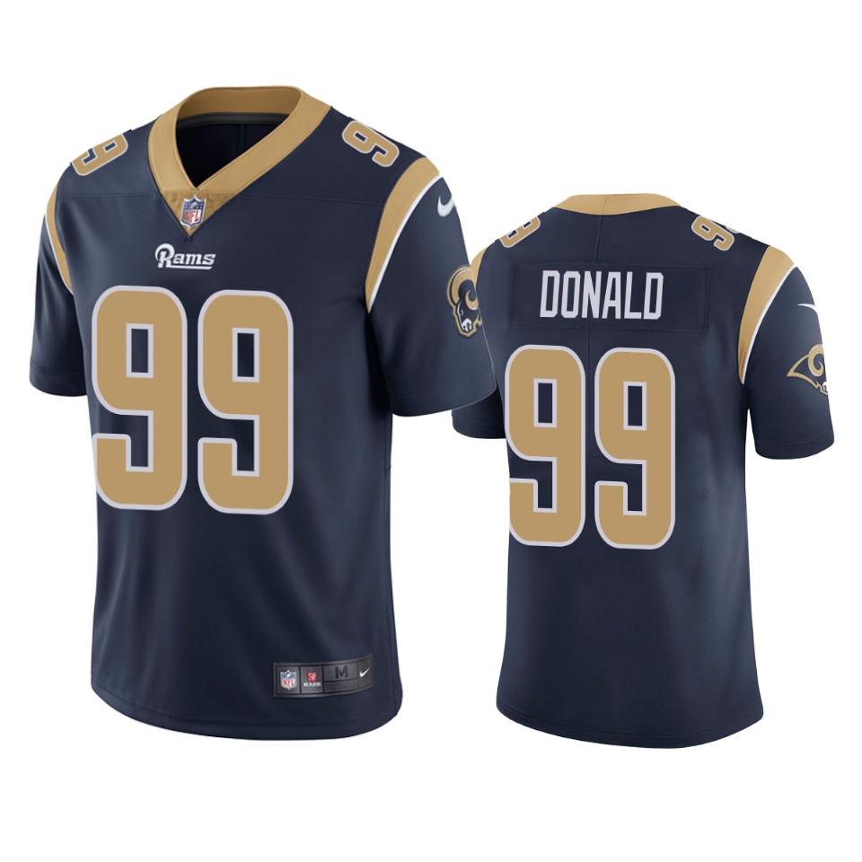 men's rams aaron donald navy vapor untouchable limited jersey