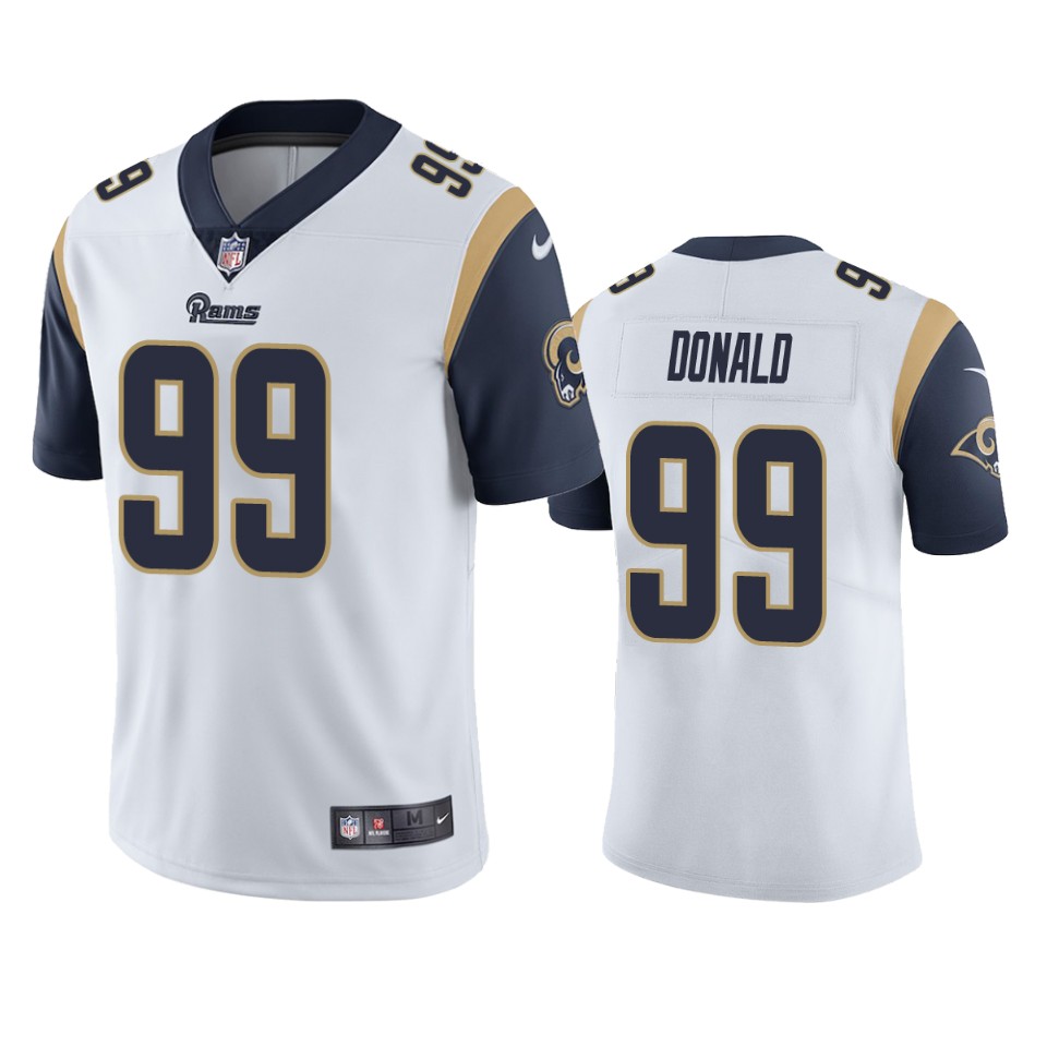 men's rams aaron donald white vapor untouchable limited jersey