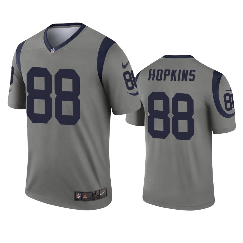 men's rams brycen hopkins gray inverted legend jersey