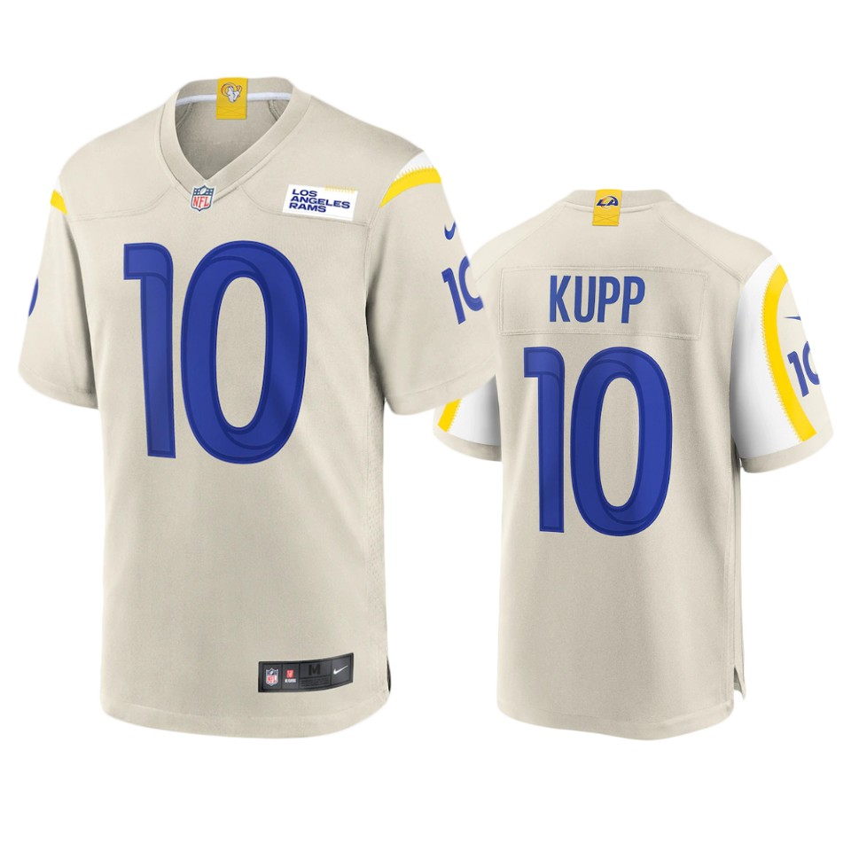 men's rams cooper kupp bone 2020 game jersey