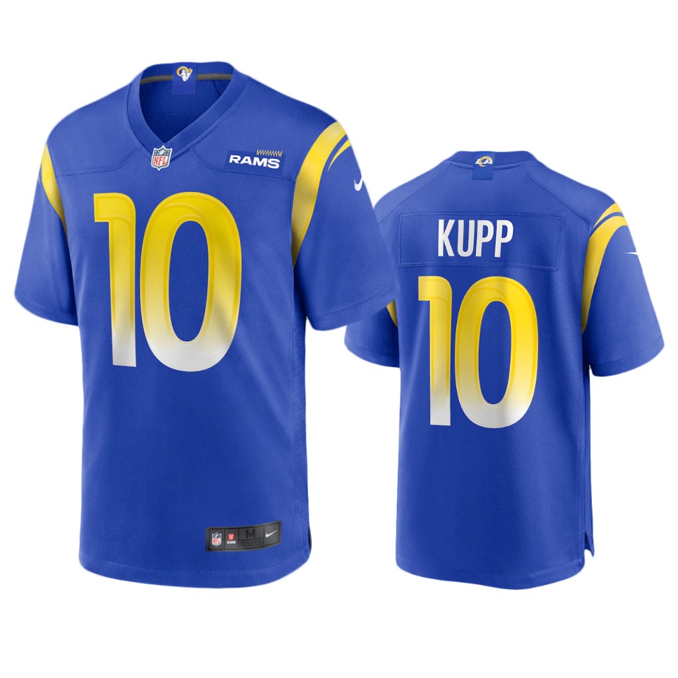 men's rams cooper kupp royal 2020 game jersey