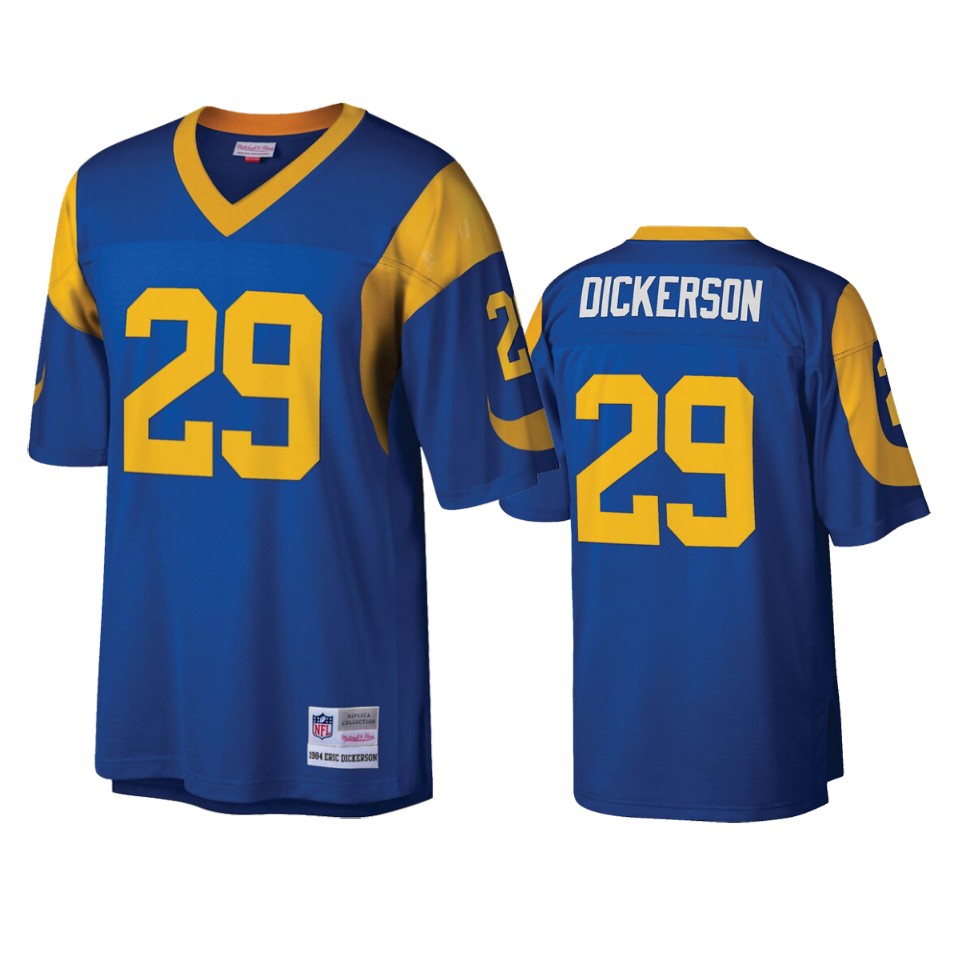 men's rams eric dickerson royal legacy replica jersey