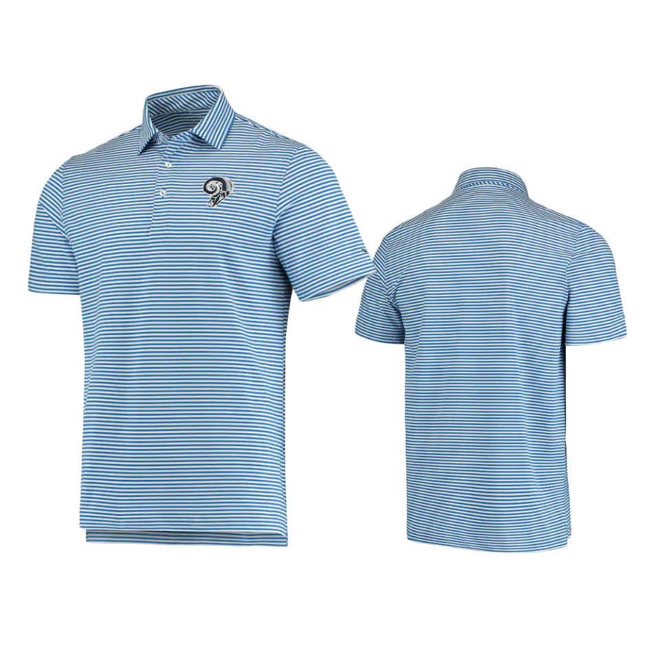 men's rams royal winstead stripe polo