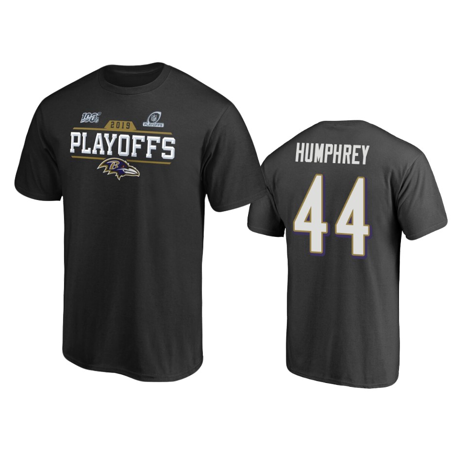men's ravens marlon humphrey black 2019 nfl playoffs chip shot t shirt