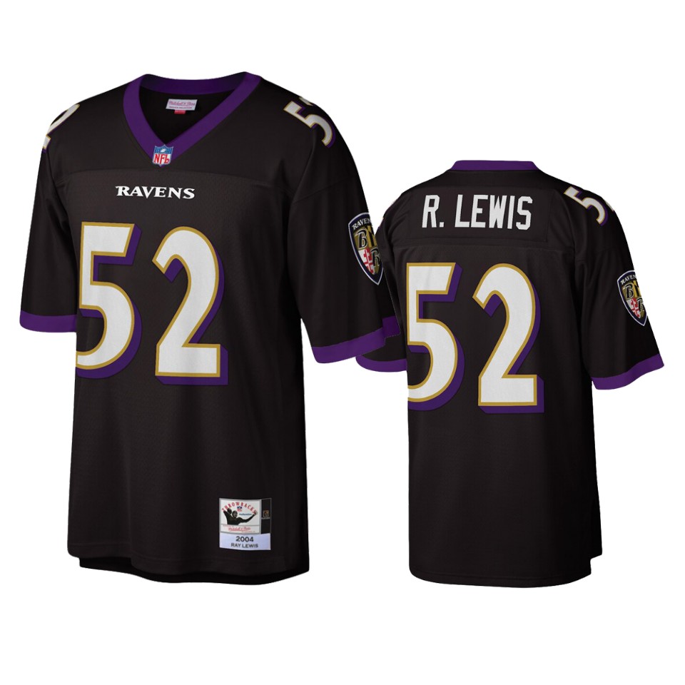 men's ravens ray lewis black legacy replica jersey