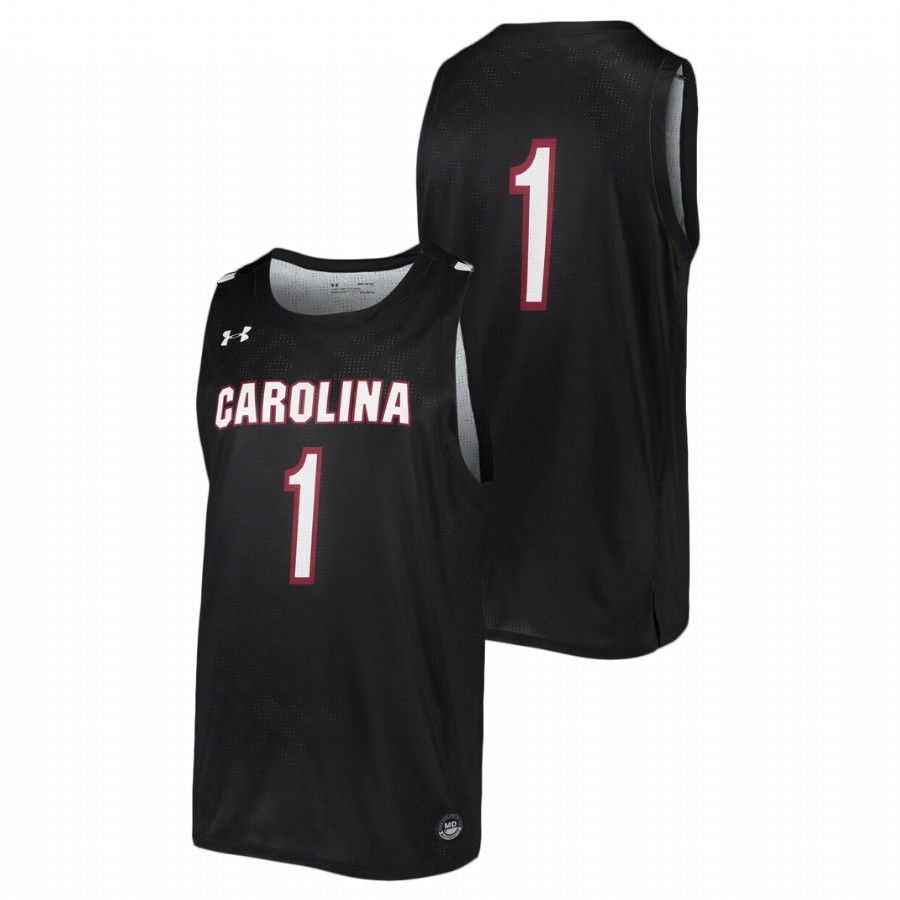 men's south carolina gamecocks black replica under armour jersey