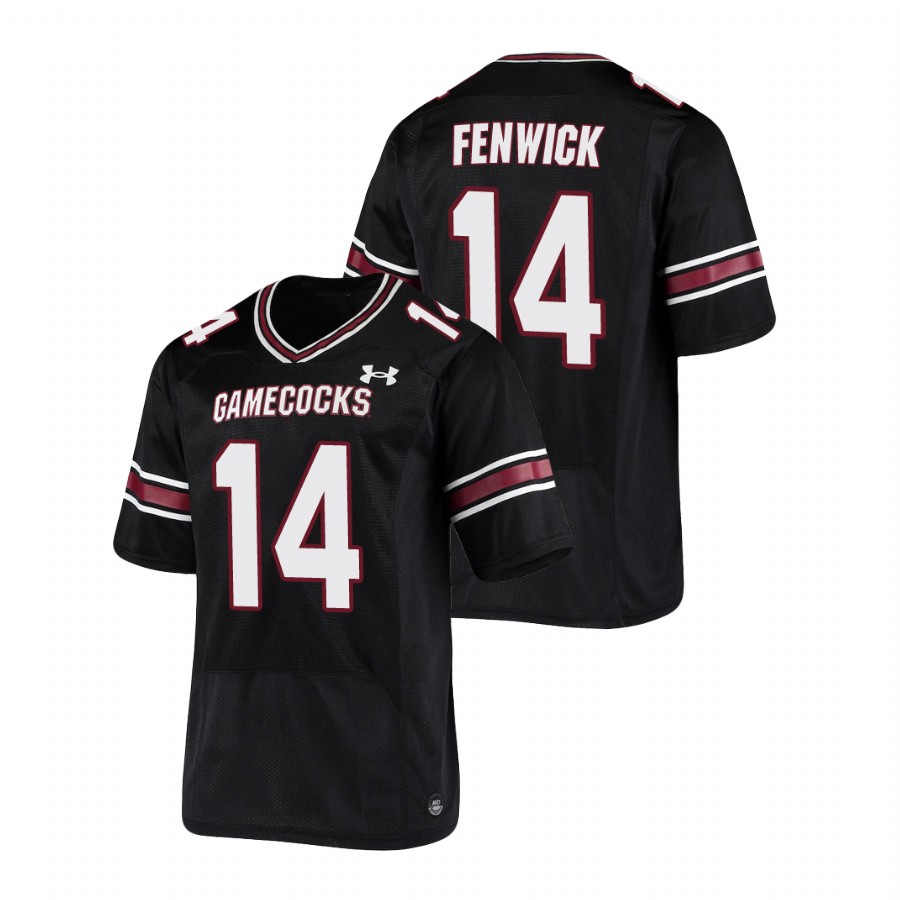 men's south carolina gamecocks deshaun fenwick black replica football jersey