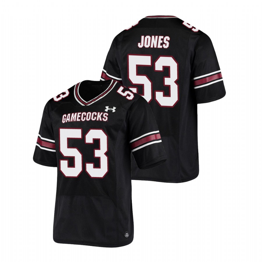 men's south carolina gamecocks ernest jones black replica football jersey
