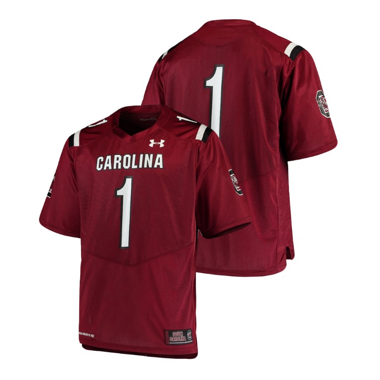men's south carolina gamecocks garnet college football team replica jersey