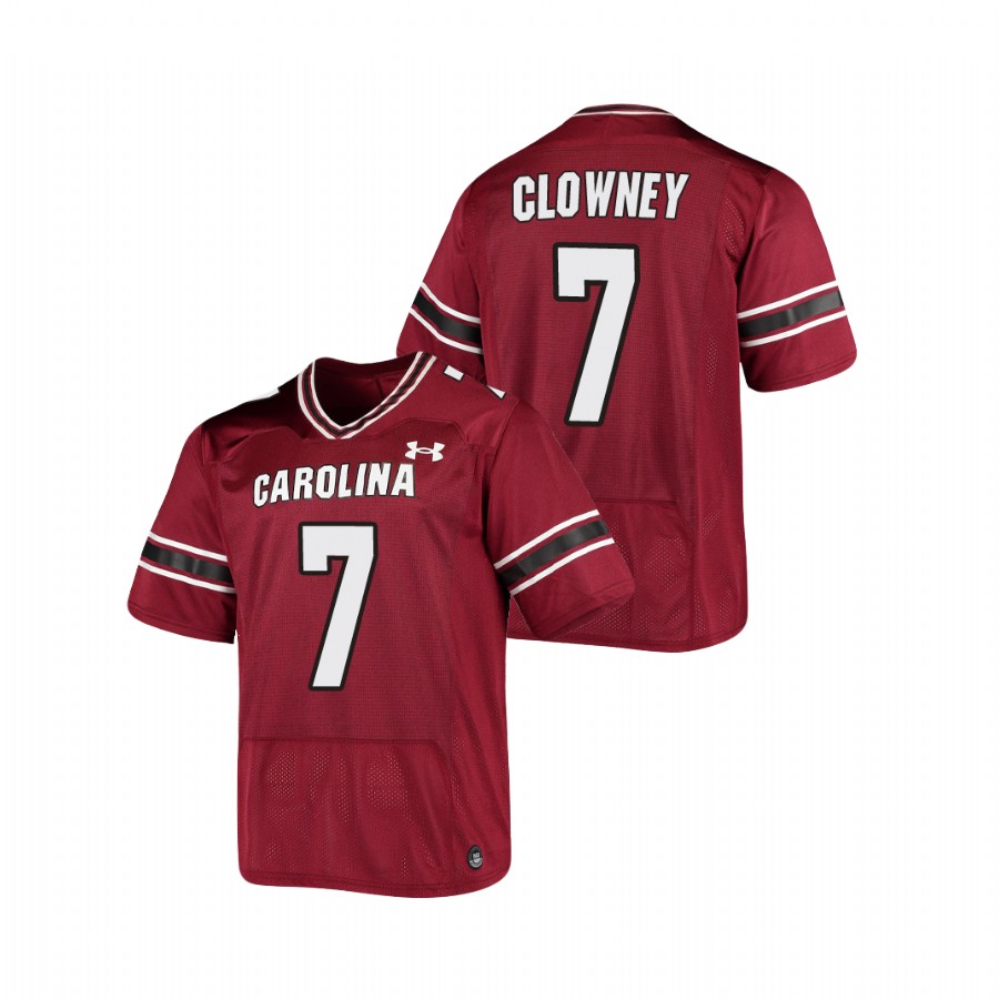 men's south carolina gamecocks jadeveon clowney garnet replica football jersey
