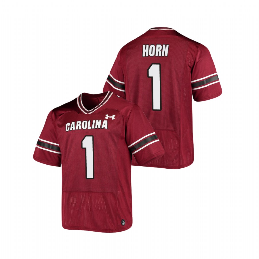 men's south carolina gamecocks jaycee horn garnet replica football jersey