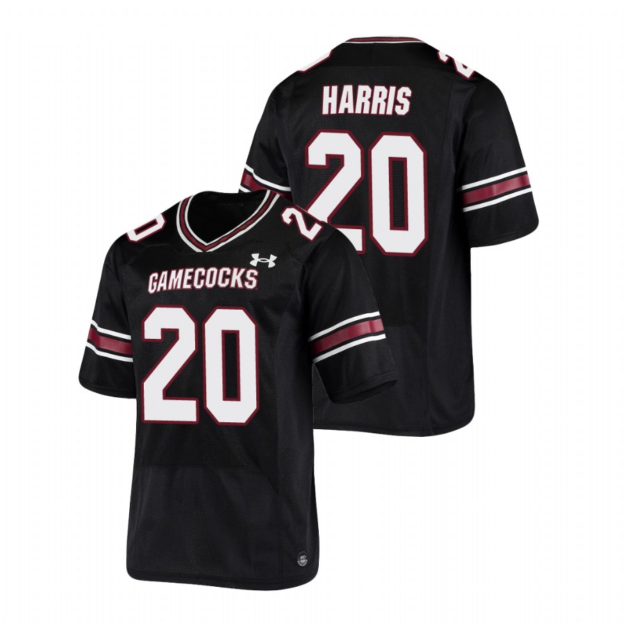 men's south carolina gamecocks kevin harris black replica football jersey