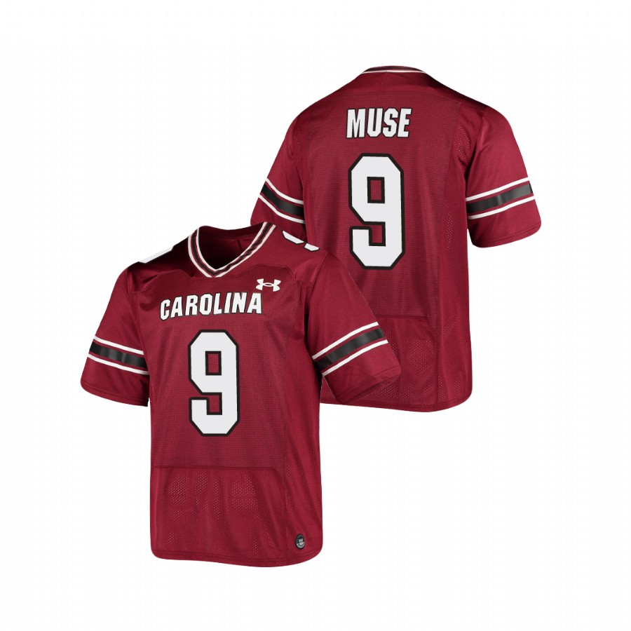 men's south carolina gamecocks nick muse garnet replica football jersey