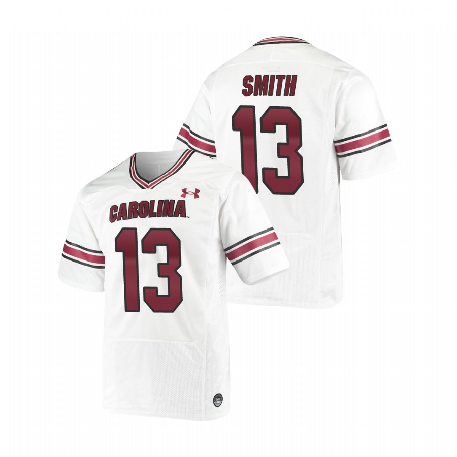men's south carolina gamecocks shi smith white replica premiere football jersey