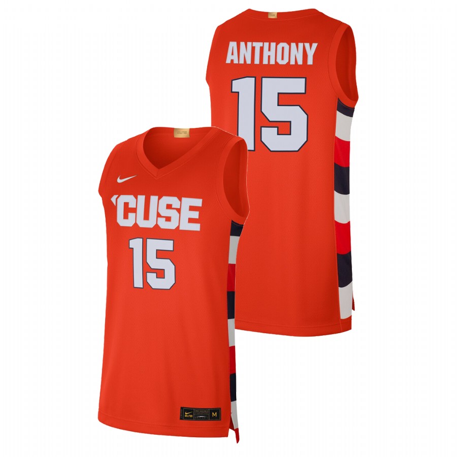 men's syracuse orange carmelo anthony orange alumni limited basketball jersey