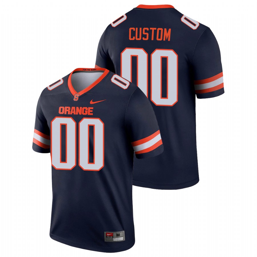 men's syracuse orange custom navy legend jersey