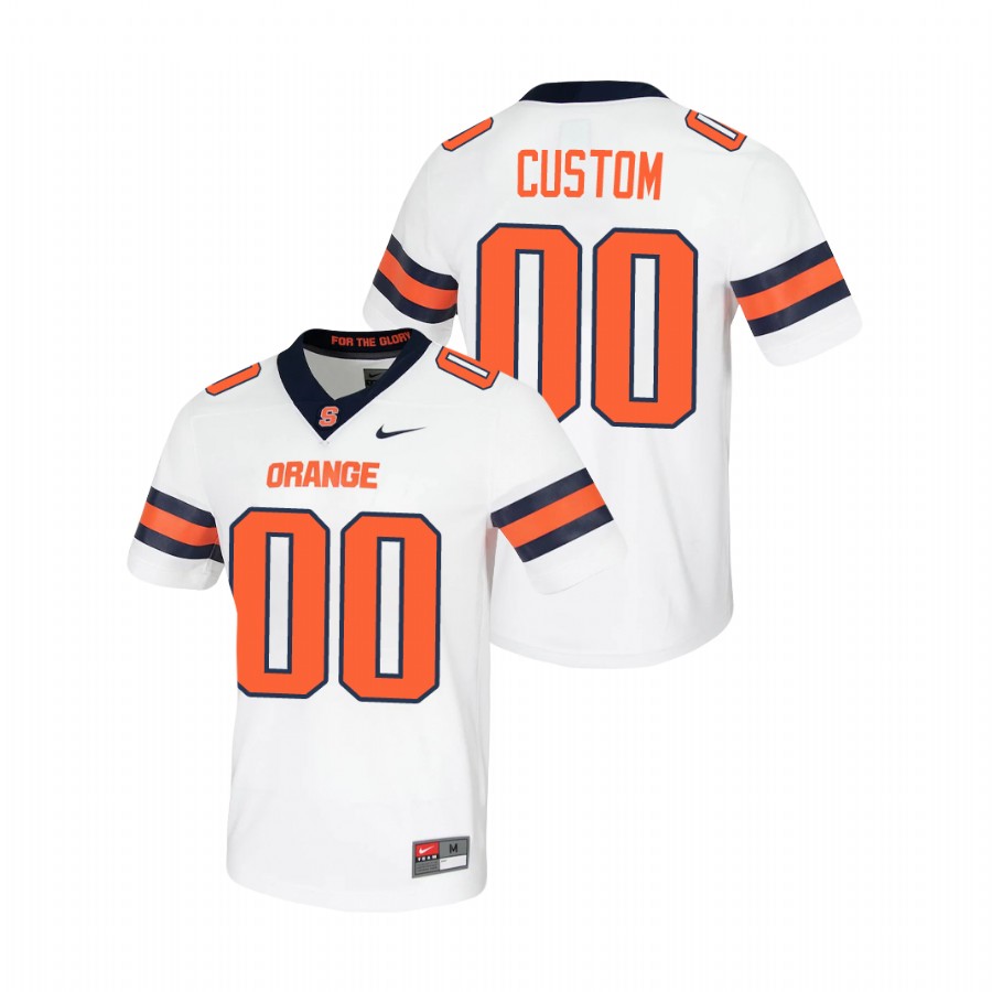 men's syracuse orange custom white untouchable game jersey