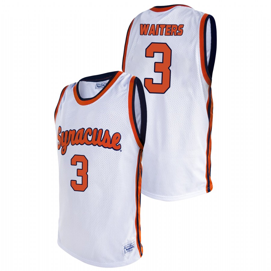 men's syracuse orange dion waiters college basketball alumni white jersey