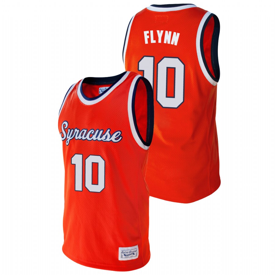men's syracuse orange jonny flynn college basketball alumni orange jersey